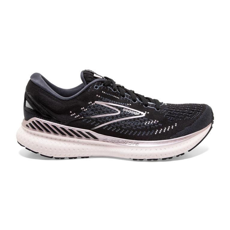 Brooks Glycerin GTS 19 Max-Cushion Road Running Shoes - Women's - Black/Ombre/Metallic/MistyRose (94